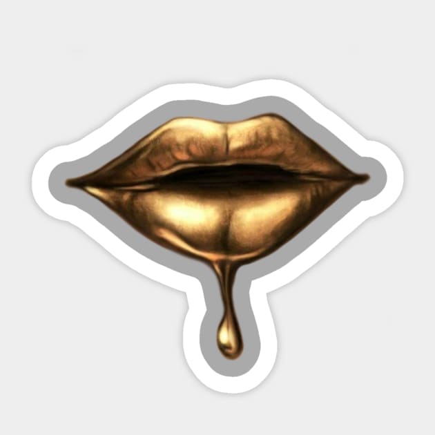 Drip Lips Sticker by Lacey Claire Rogers